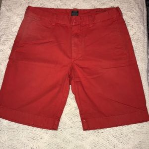 J. Crew Men’s Stanton Shorts - Red